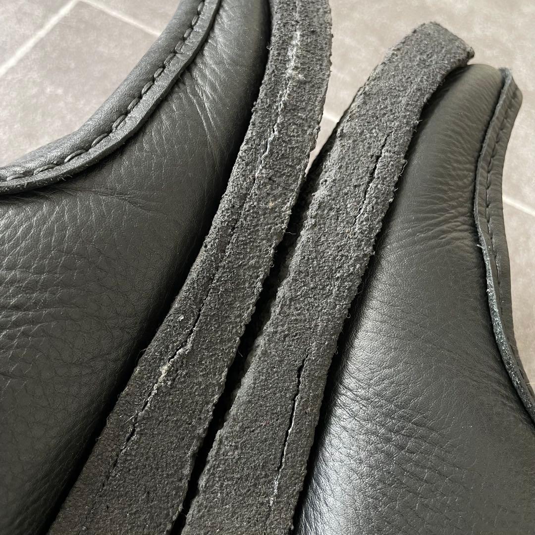 BEAMS LIGHTS 別注 ワラビーレザーLOW SP パドモア 黒 7