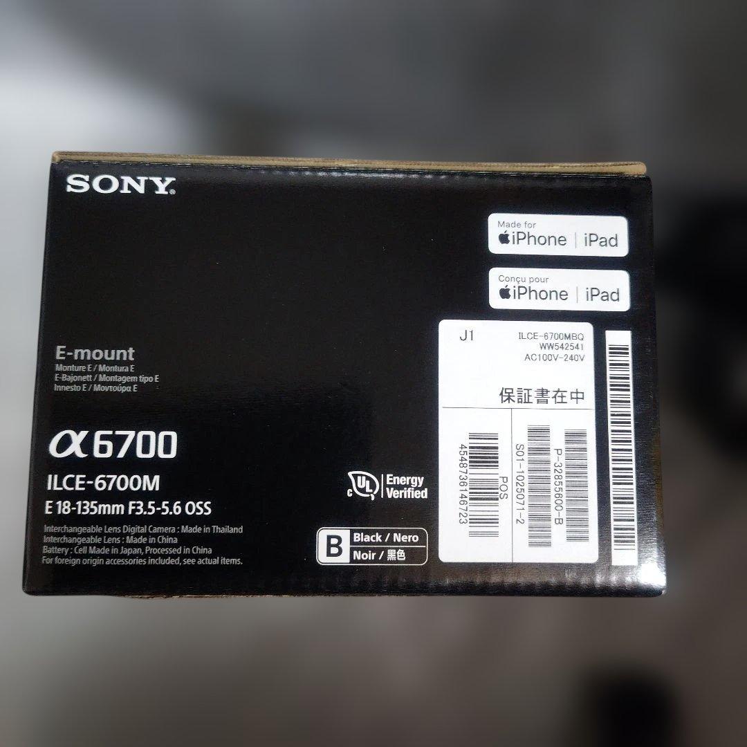 SONY　α6700　ショット数520　ILCE-6700ミラーレス　ボディ