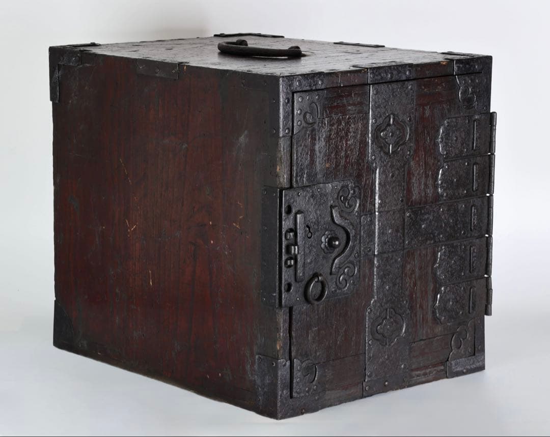 船箪笥 鉄金具 小箪笥 銭箱 民藝 古民具 時代家具 骨董品 和箪笥 船金庫