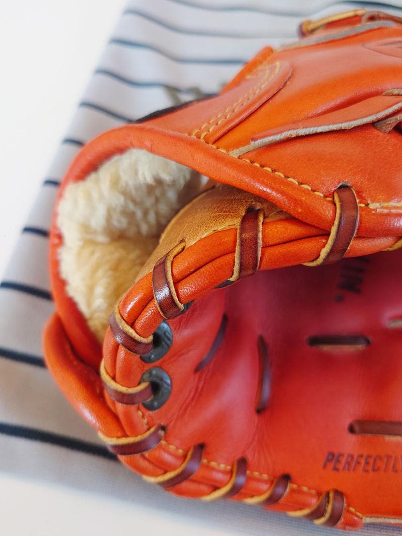 ミズノ ワールドウィン 硬式グローブ 信義作 東尾修モデル 1986年 極美品