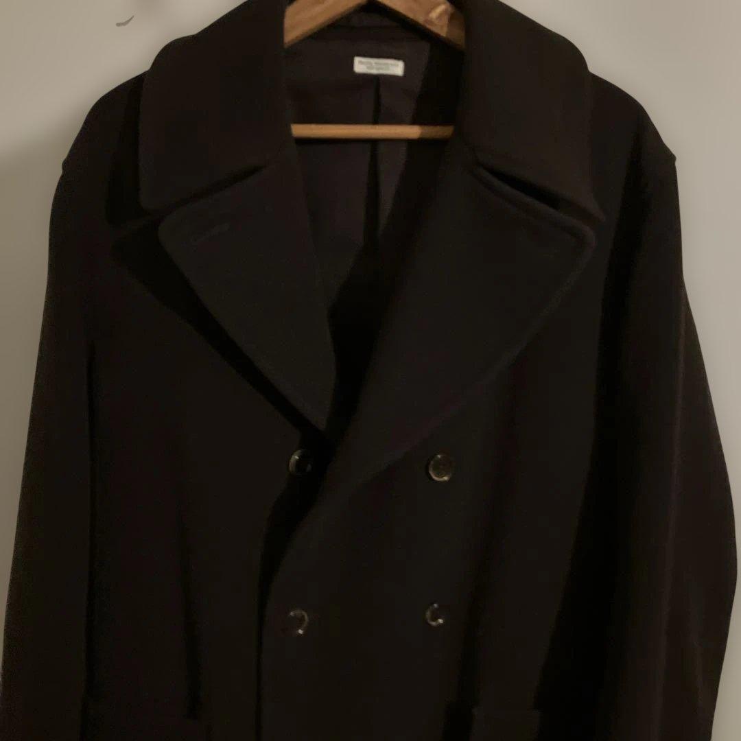 phigvel メルトンダブルオーバーコート　ブラウン　　フィグベル　3