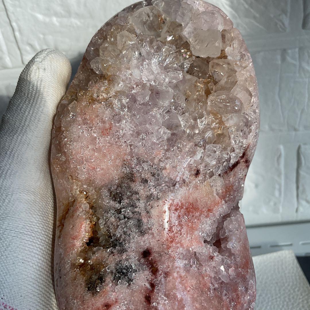 高品質希少ピンクアメジスト　ザクザクジオード、ドゥルージーとても綺麗 1.kg