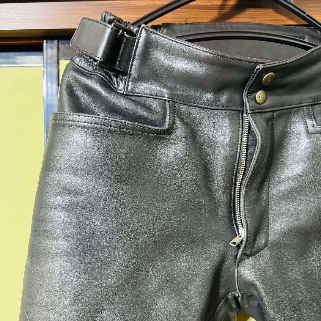 KUSHITANI クシタニ　レザーパンツ　黒　3L