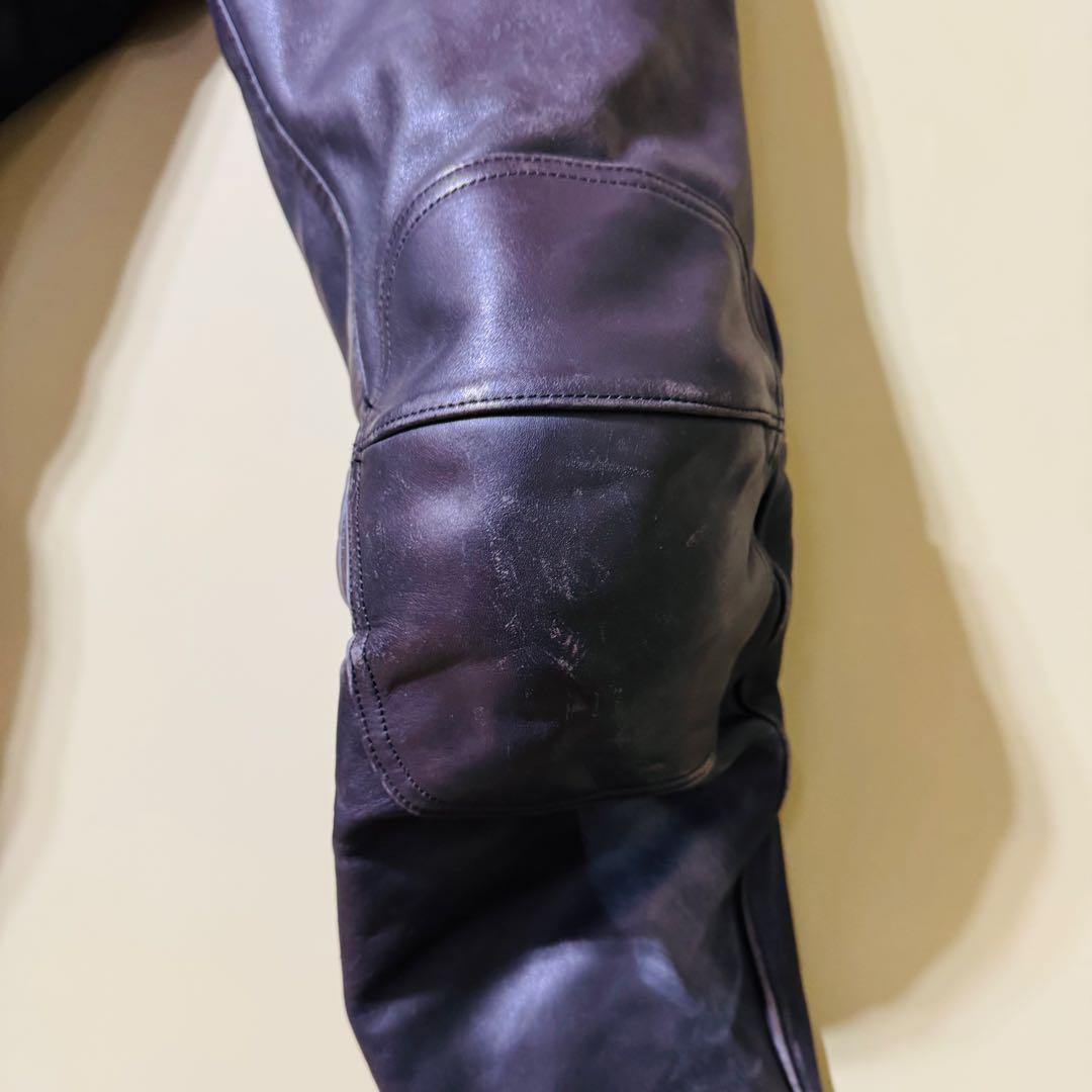 KUSHITANI クシタニ　レザーパンツ　黒　3L