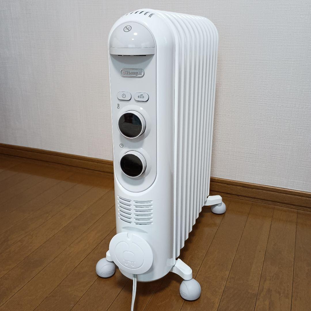 デロンギ オイルヒーター ホワイト 2023年製