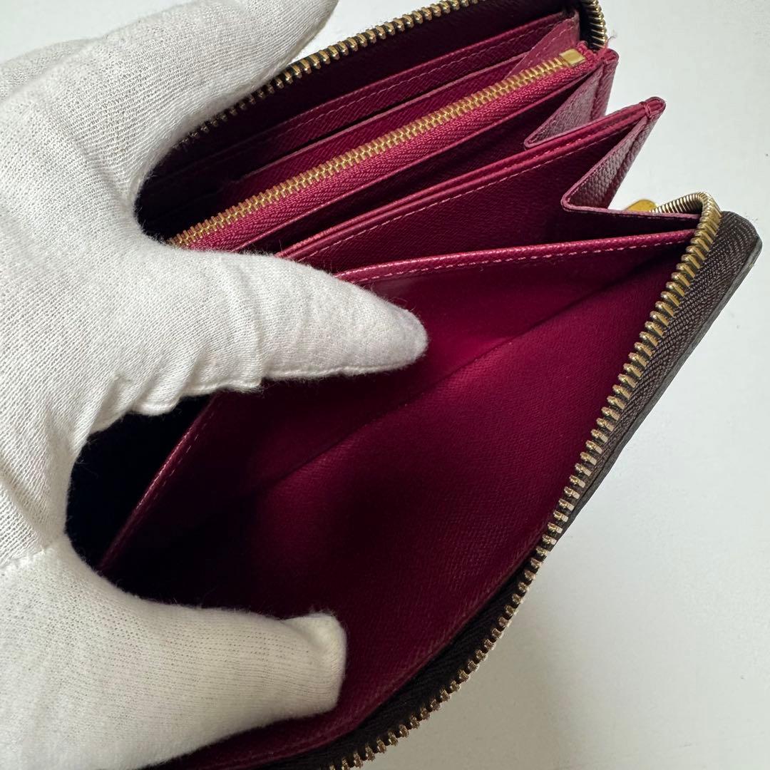 ルイヴィトン モノグラム フューシャ ピンク ジッピーウォレット