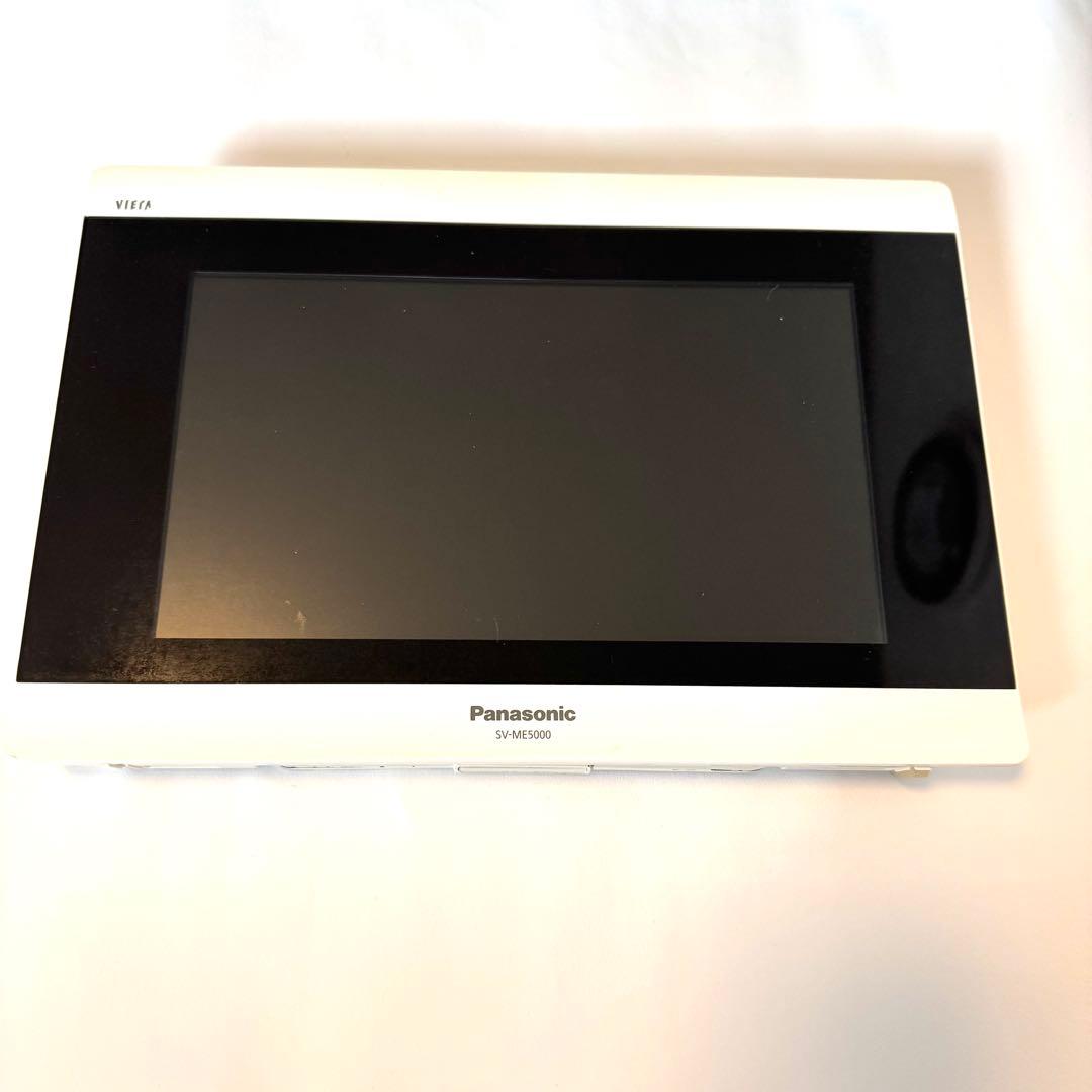 Panasonic VIERA 防水　ポータブル地上デジタルテレビ　防水リモコン