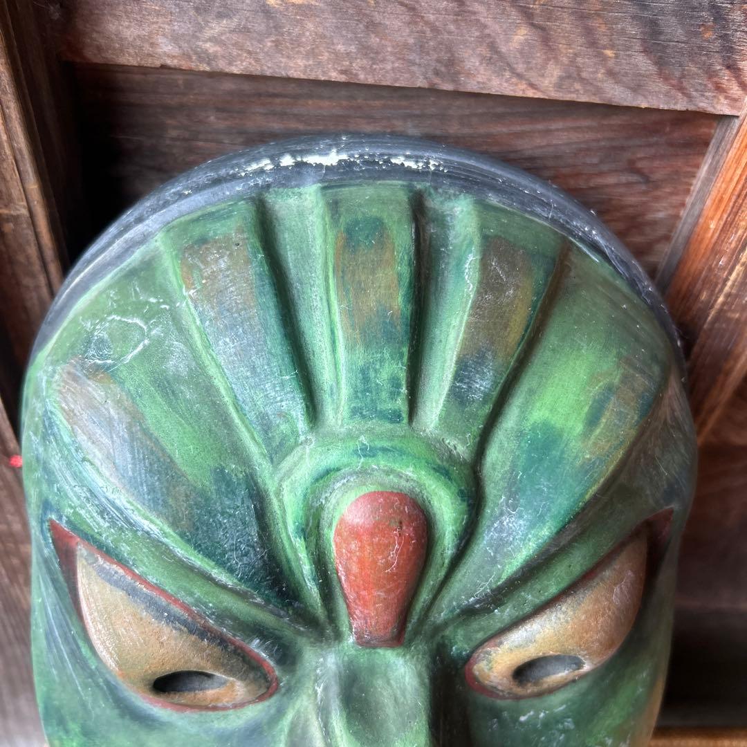 アンティーク 舞楽面