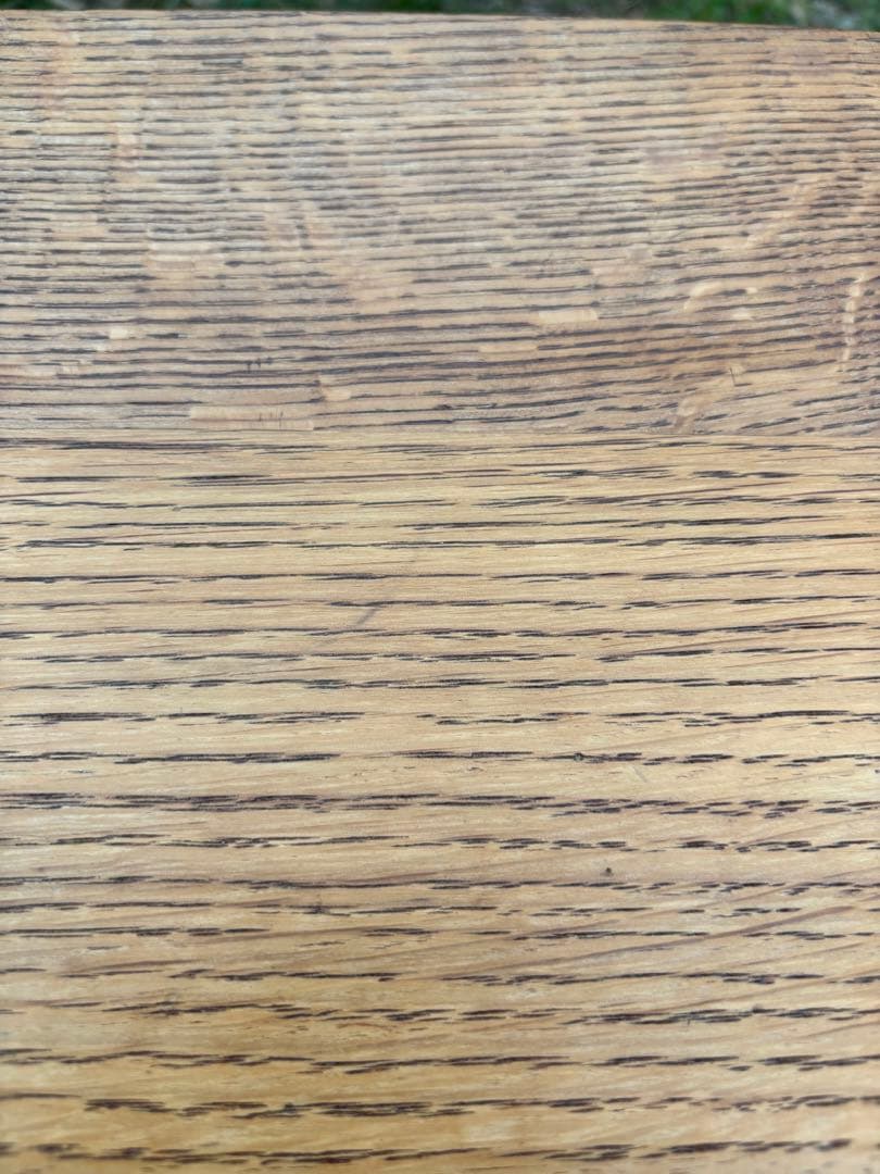 飛騨産業 キツツキ 森のことば オーク無垢材 節入り 半円形リビングローテーブル