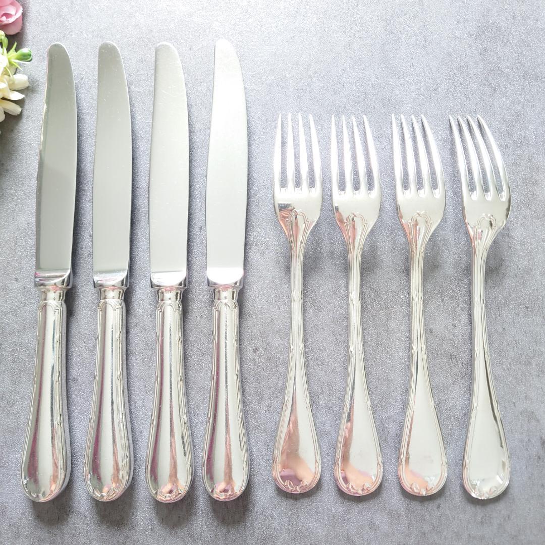 クリストフル リュバン スタンダードナイフ スタンダードフォーク 8点 訳あり