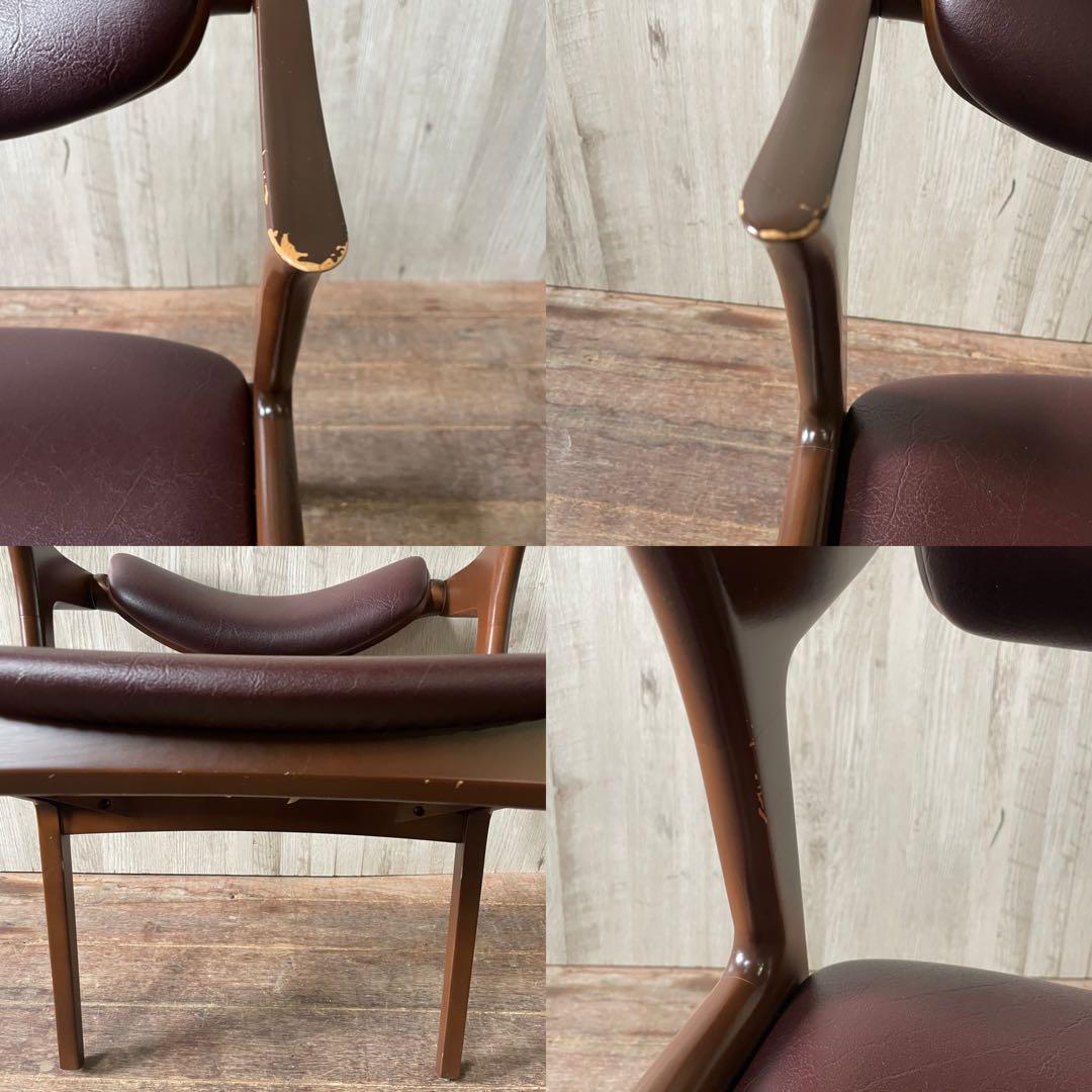 起立木工 キャスパーチェア Casper ダイニングチェア 4脚セット モカ