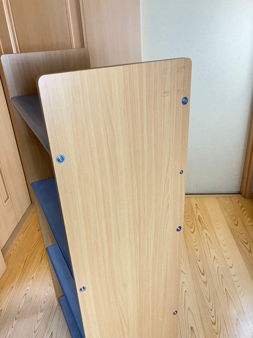 パンチングシェルフ　ウッド　スチール　棚　ビンテージ　デザイン　プランターラック