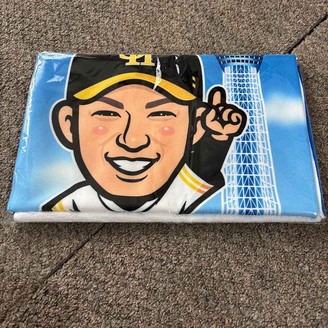 福岡ソフトバンクホークス　若鷹ガチャ　タオル　アクリルスタンド　柳田悠岐