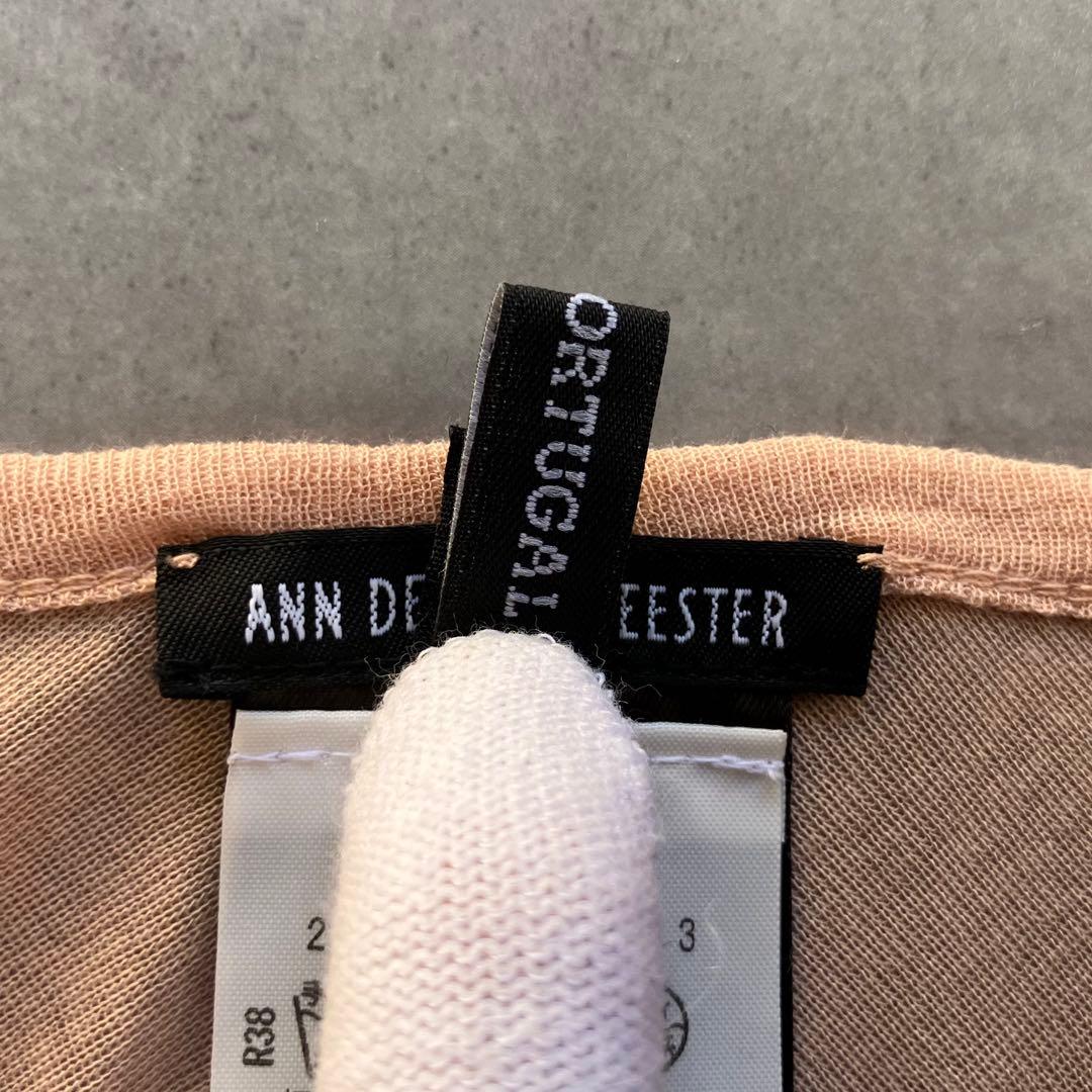 トップス 00s Ann Demeulemeester silk l/s cutsew