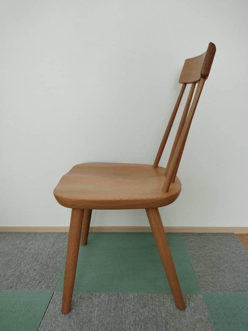 ☆【国産】☆飛騨産業☆ツグミ チェア 　ホワイト・オーク2脚　①/4　④/4