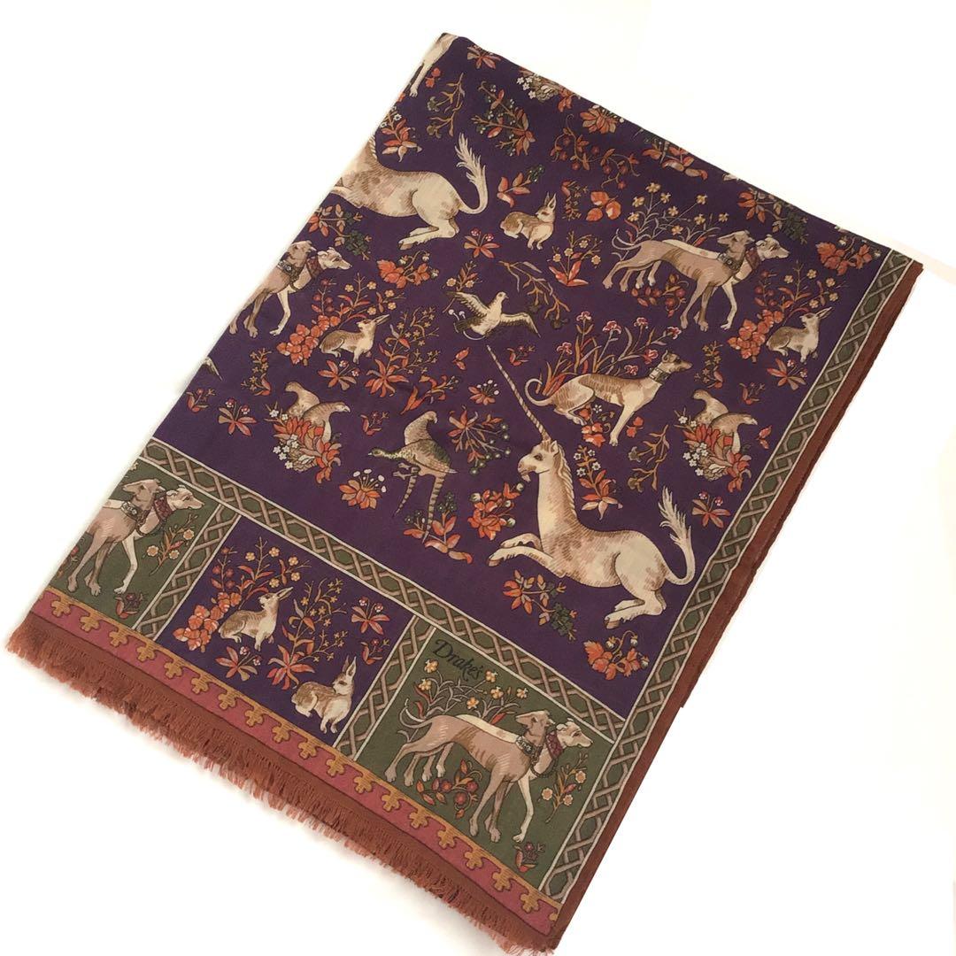 【入手困難❕️】Drake's スカーフ ユニコーン&アニマルズ❁アナトミカ