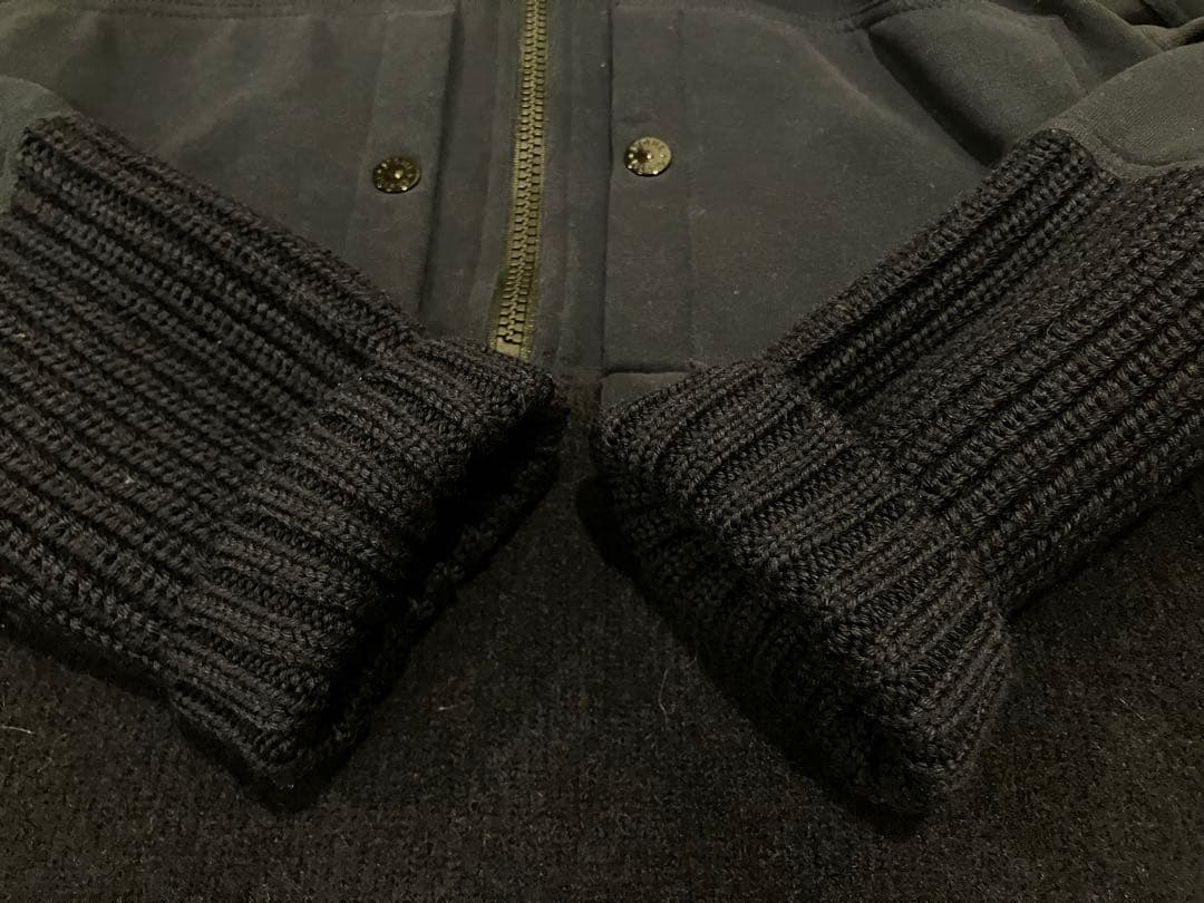 STONE  Sサイズ ニットプルオーバー ネイビー イタリア製