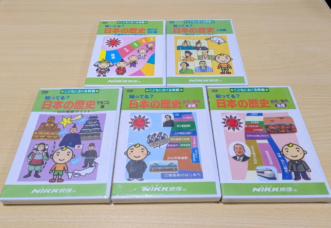 【NiKK】知ってる？日本の歴史　DVD