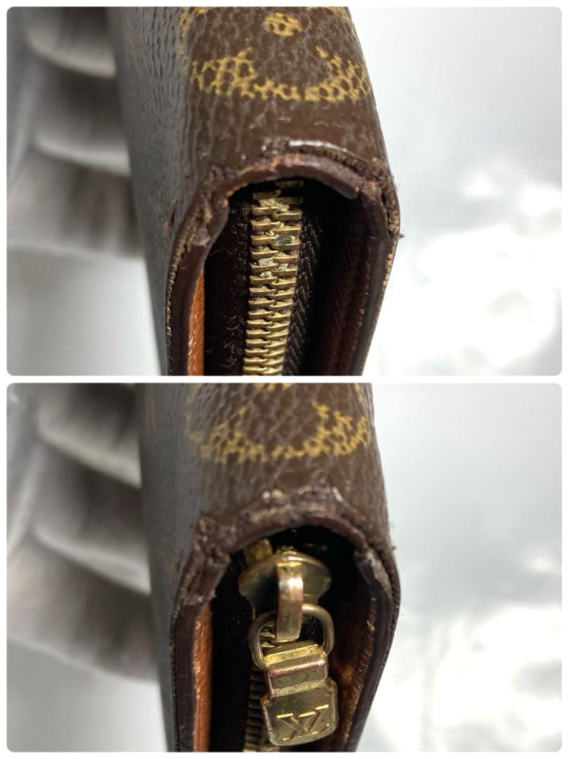 ルイヴィトン　モノグラム　ポルトモネ　ジップ　ラウンドファスナー　長財布