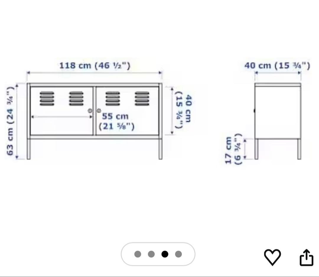 【早い者勝ち】IKEA PS　キャビネット テレビ台 ホワイト