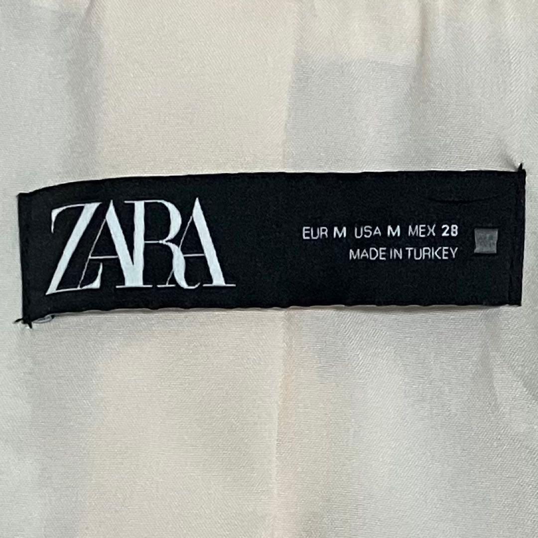 【人気】ZARA　ザラ　ダブルテーラードジャケット　ペーズリー柄　肩パッド