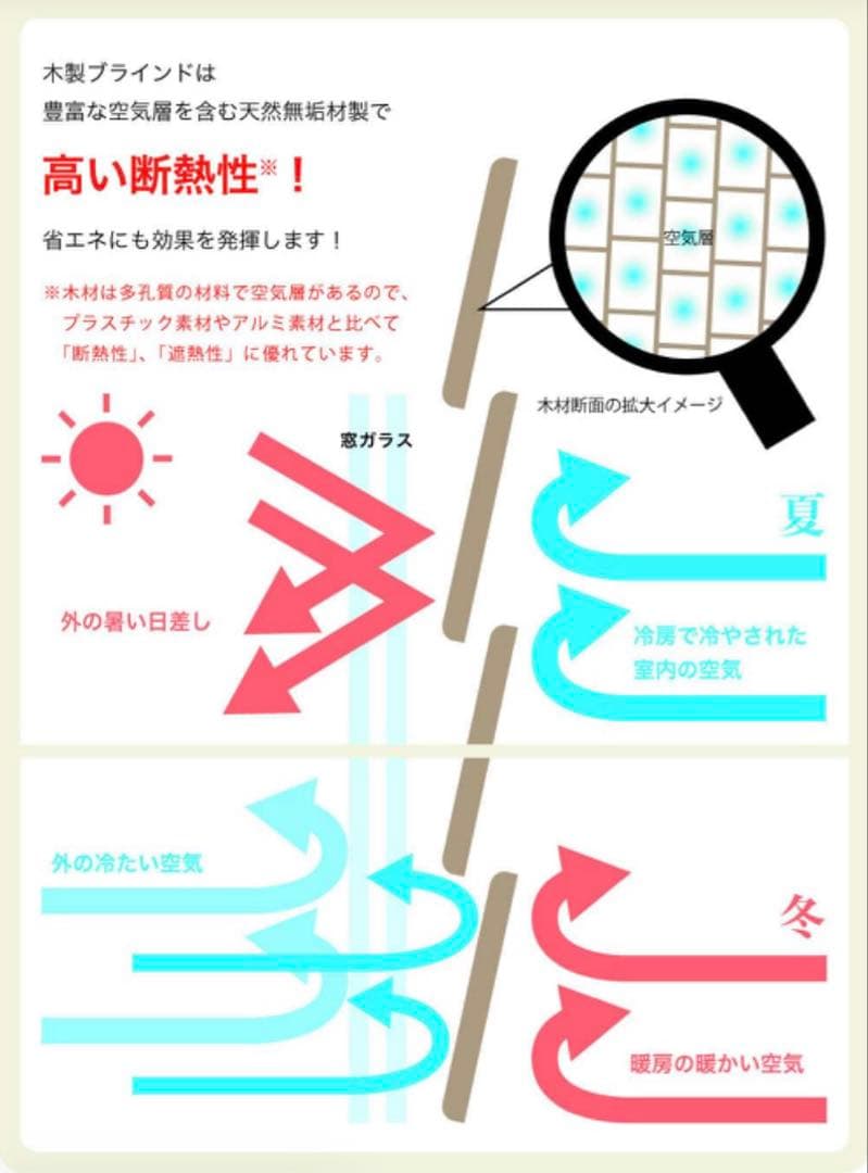 木製ブラインド幅110x高さ100cm