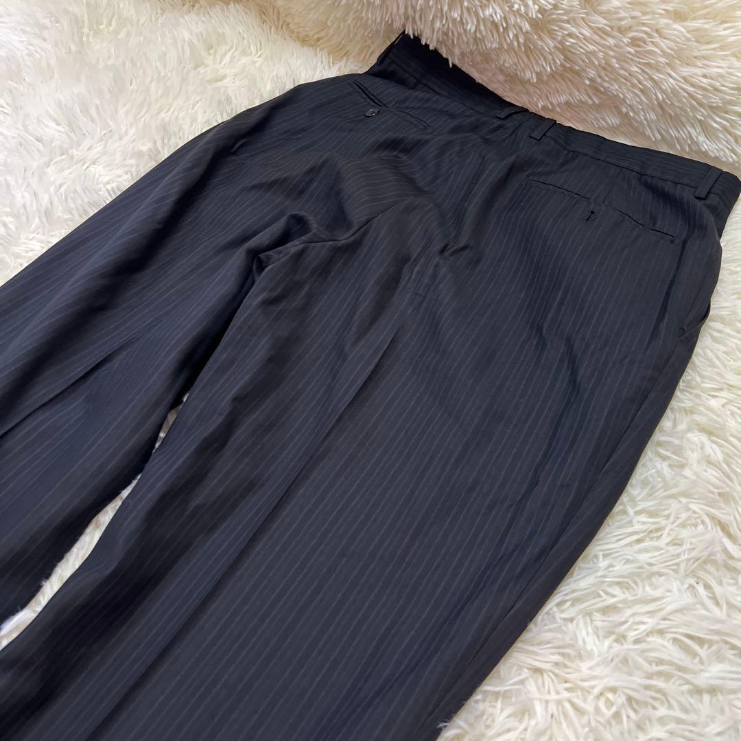 【美品】ポールスミス セットアップ マルチストライプ チェルッティ ブラックXL