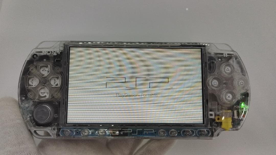 PSP 3000 すぐ遊べるセット【美品・カスタム】スケルトン