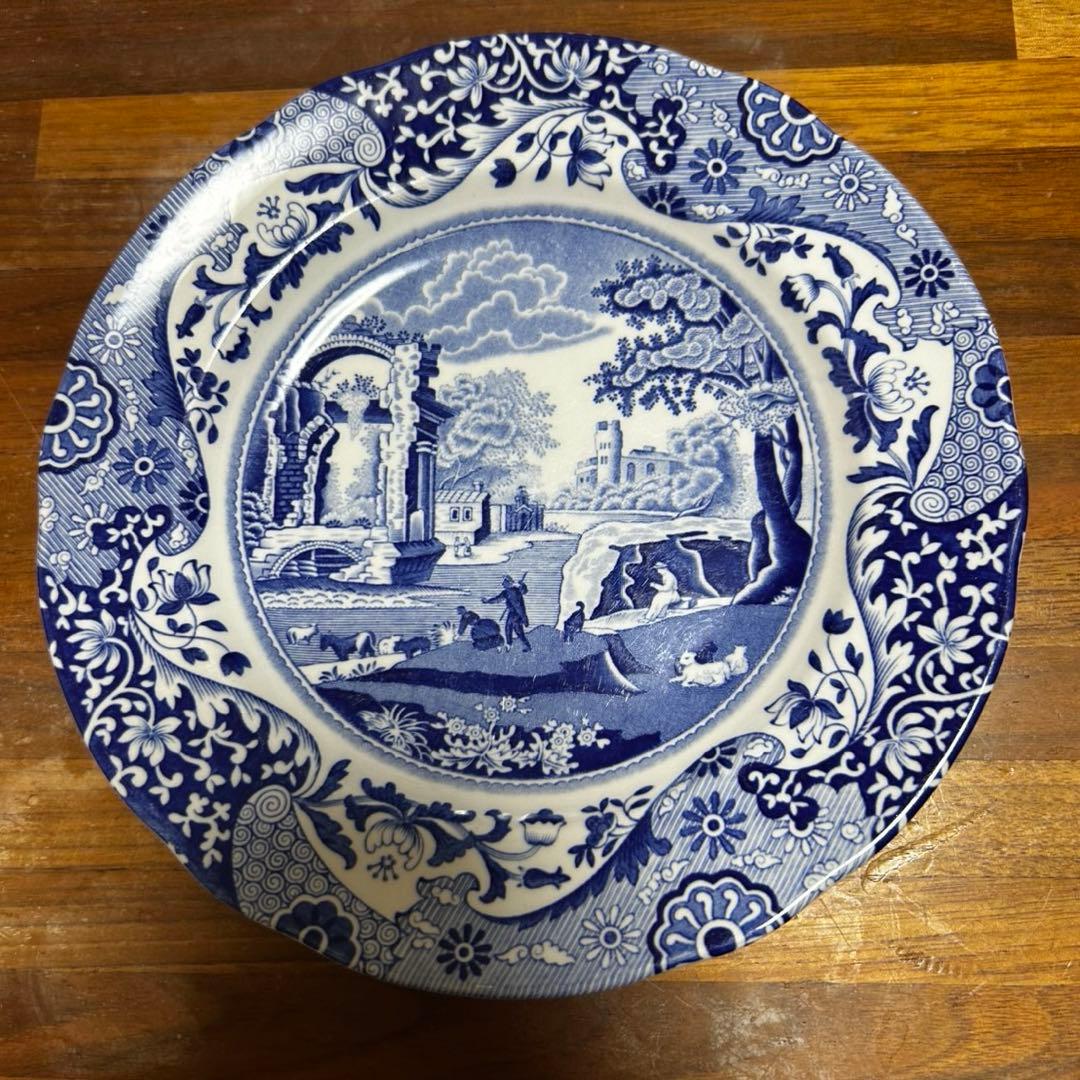 SPODE 大皿　5枚セット　ヴィクトリアン風景画 匿名配送