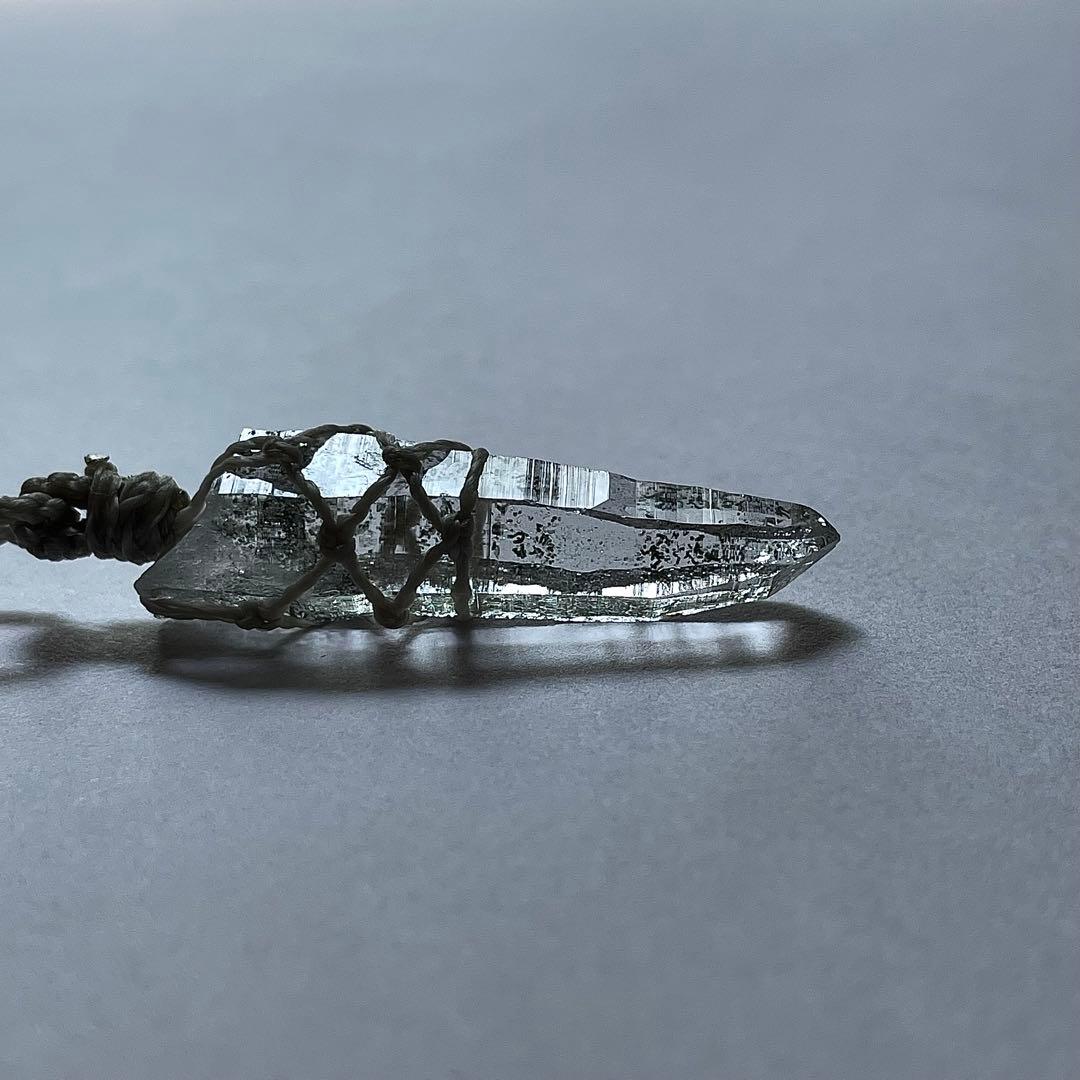 ヒマラヤ水晶 ガネッシュヒマール ＊ マクラメネックレス ペンダント23