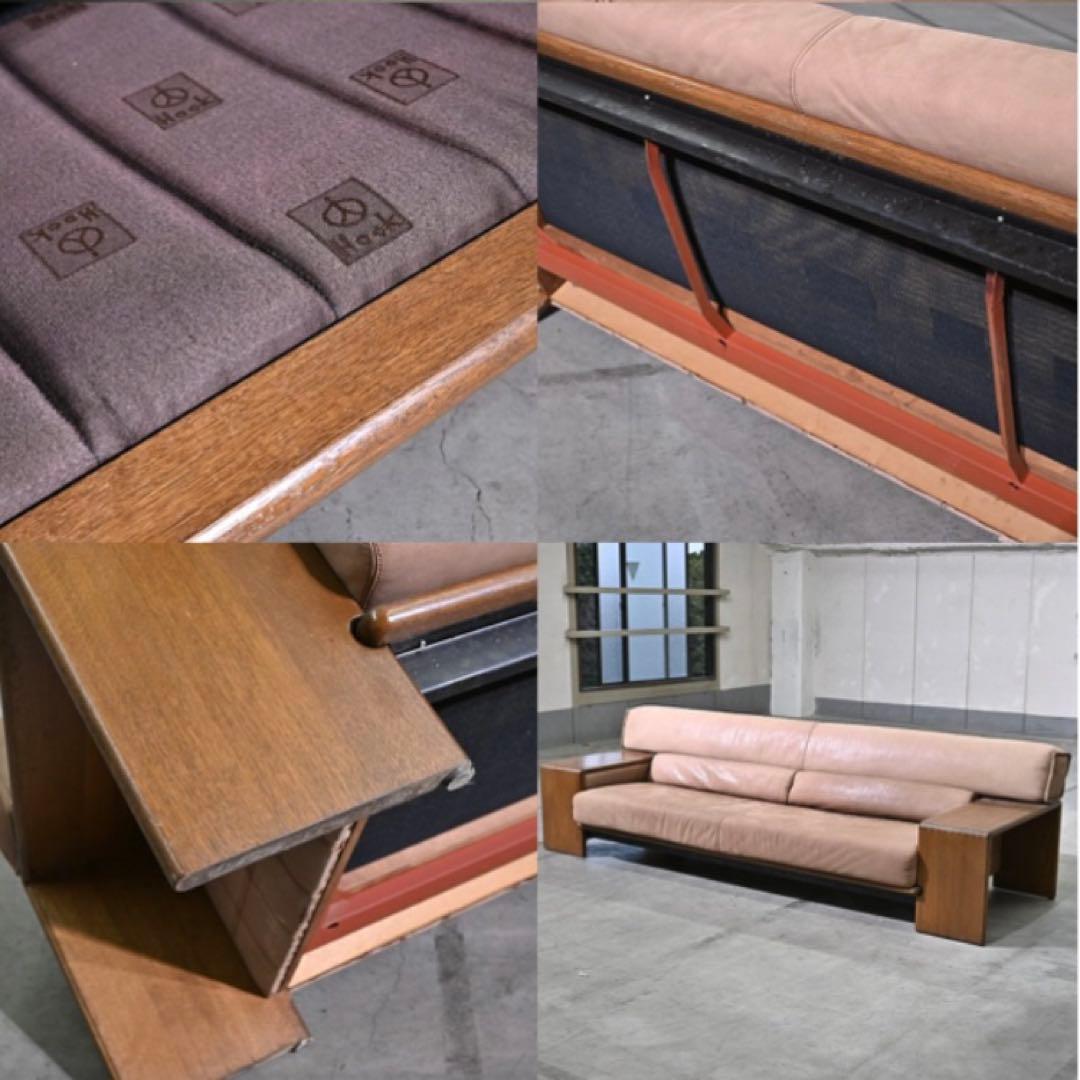 CONDEHOUSE カンディハウス BOLS/ボルス本革 3Pソファ