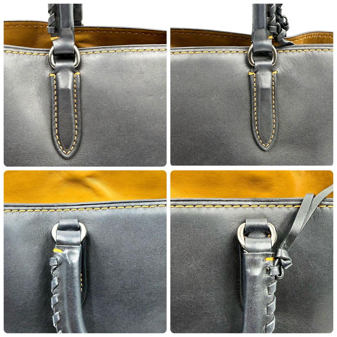 COACH コーチ ダコタ サッチェル 2way ショルダー バッグ ブラック