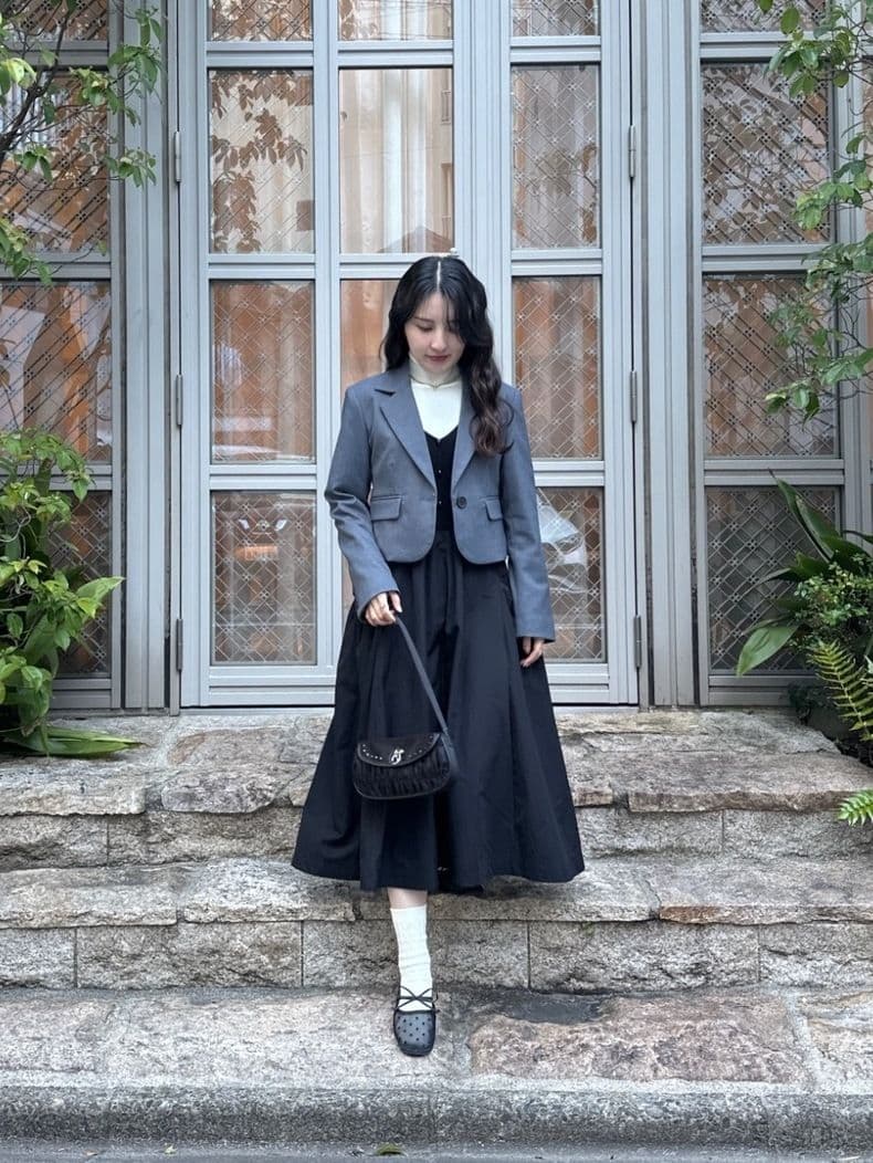 寝*ろ様 コンパクト テーラードジャケット TINA：JOJUN 全2色