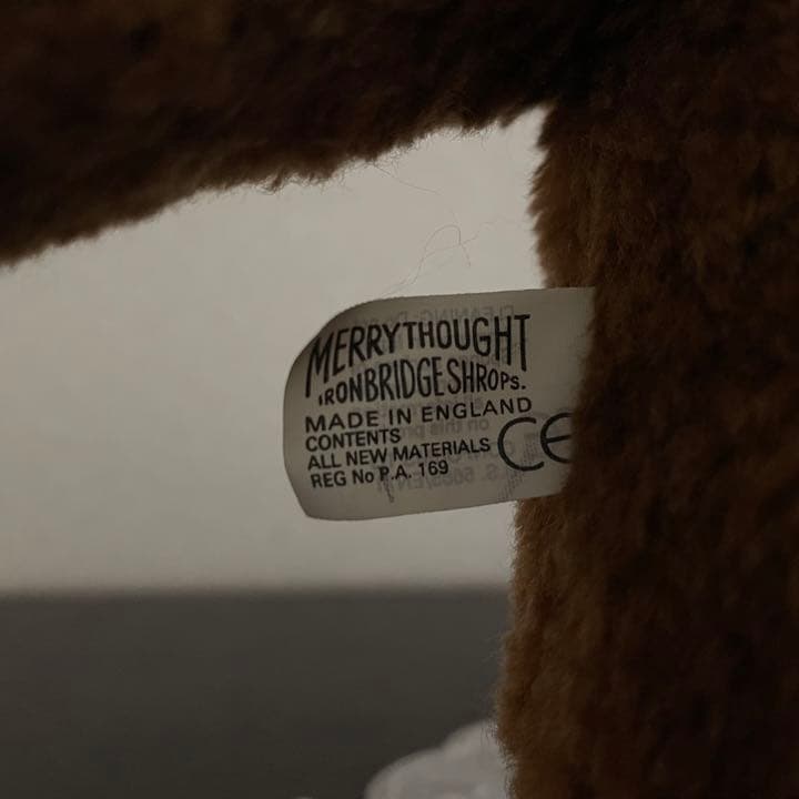 ヴィンテージテディベア　シリアルナンバー入り限定生産品