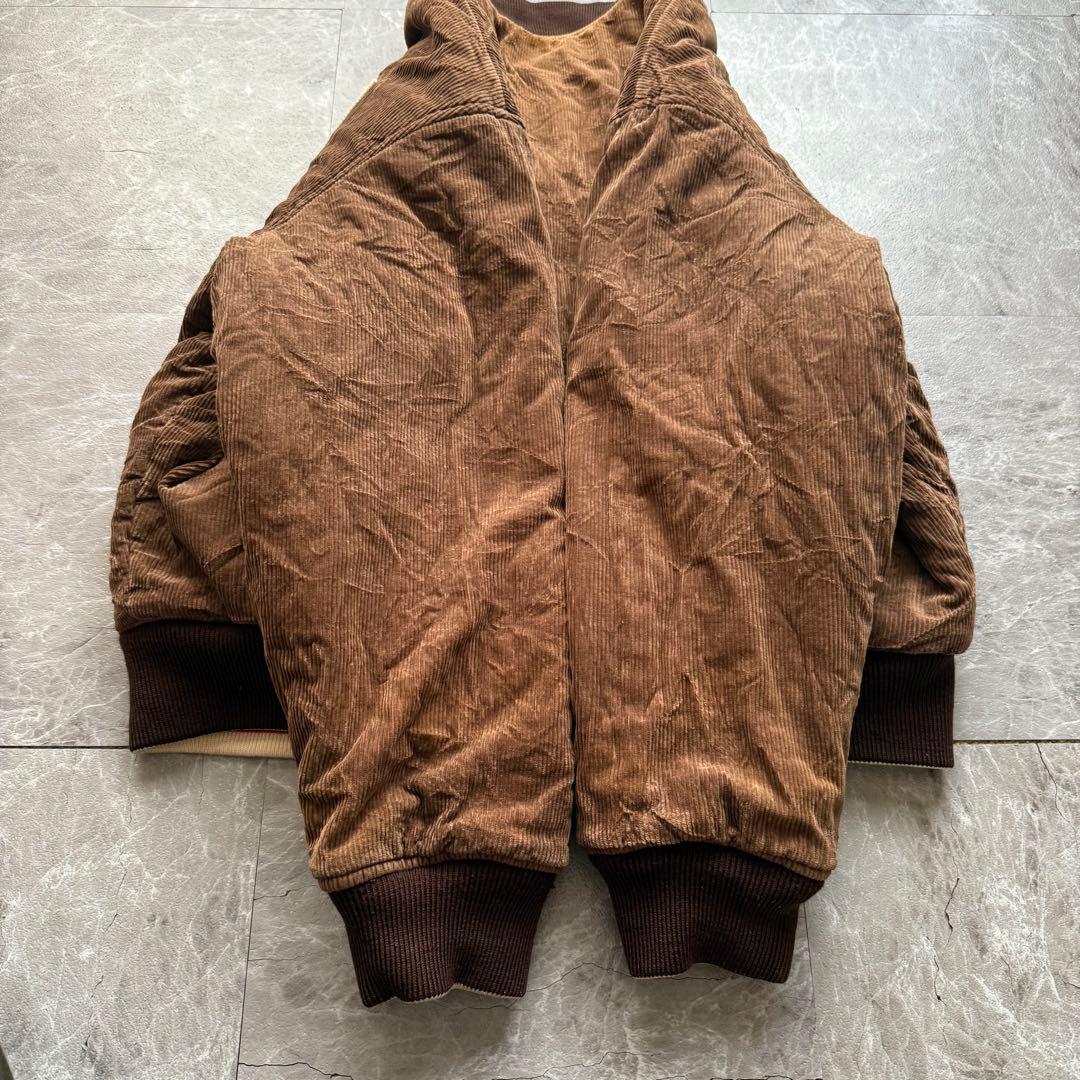 POSH BOY コーデュロイ　ウールスタジャン　リバーシブル　中綿入り