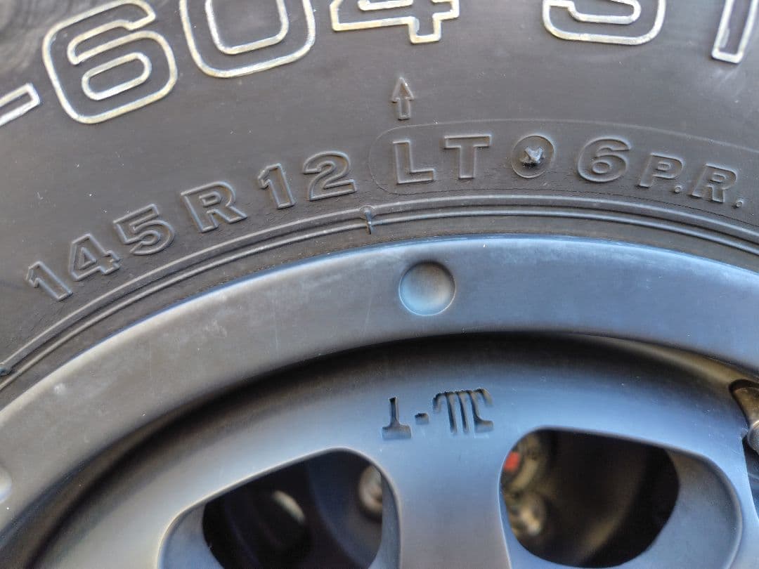 エブリィ ハイゼット 12インチタイヤホイール4本セット