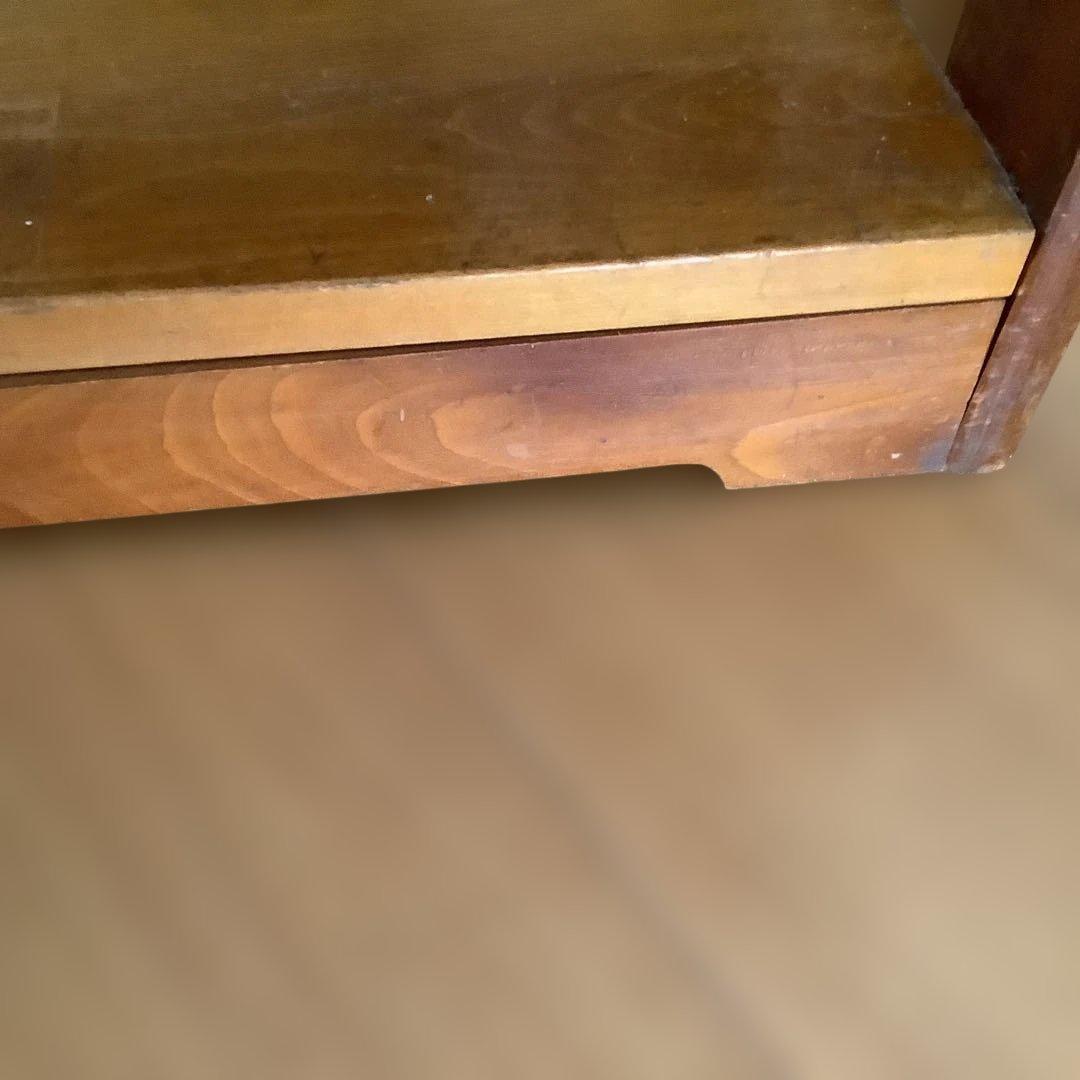 昭和レトロ　本棚　飾り棚　ブックシェルフ　時代物　アンティーク　ディスプレイ