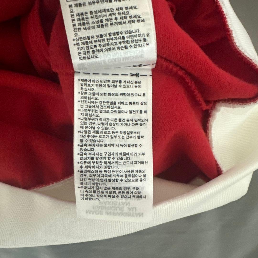 adidas ジャージ A/XL レッド/ホワイト