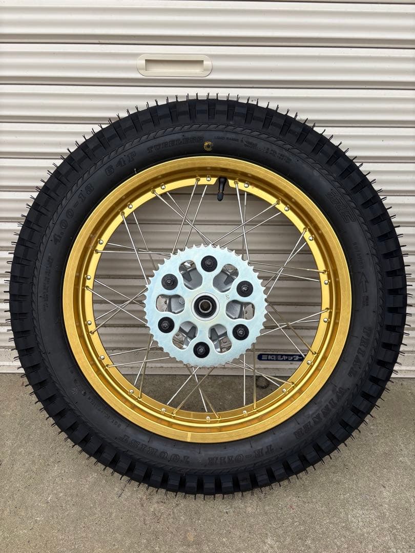 ワイズギア セロー250 ホイールタイヤセット　新品未使用品