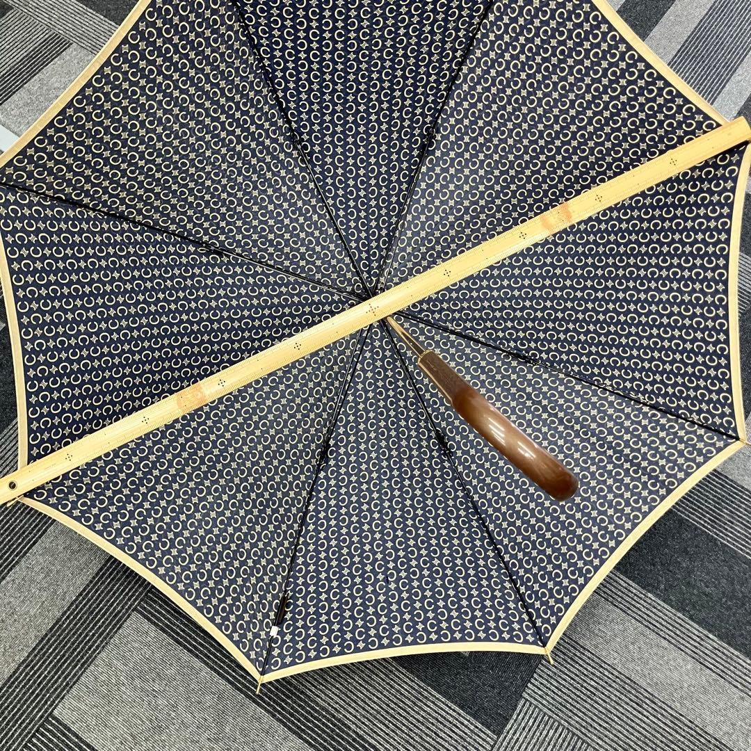 セリーヌ Cマカダム 総柄 傘　紺色メイン