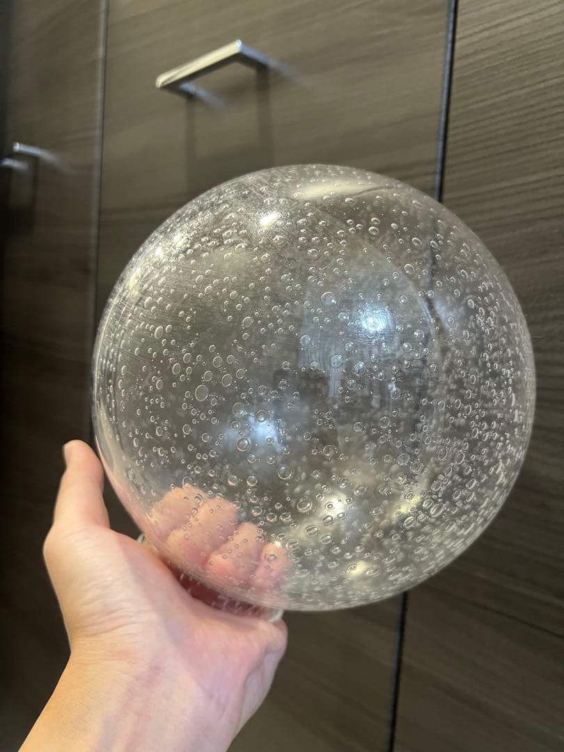 4灯 気泡入りガラス ペンダントライト オレリア シーリング