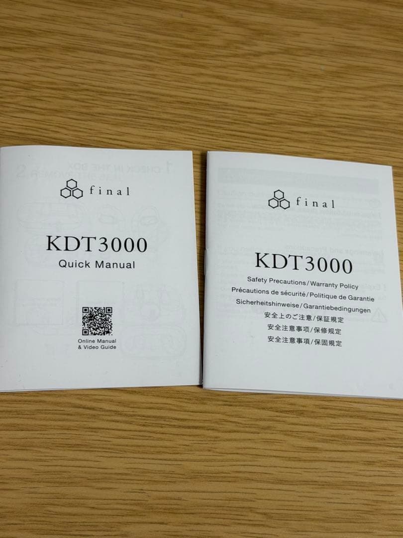 final KDT3000 ワイヤレスイヤホン