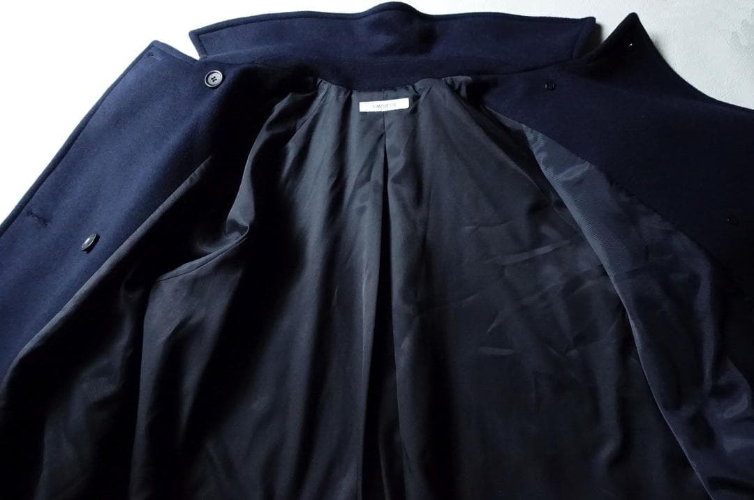 2024 B.C STOCK☆Wビーバーテントライントレンチコート F ネイビー