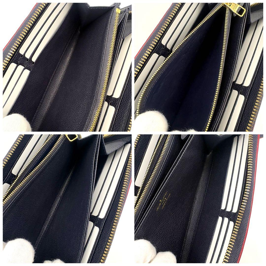 【新型・美品】ルイヴィトン ジッピーウォレット アンプラント マリーヌルージュ