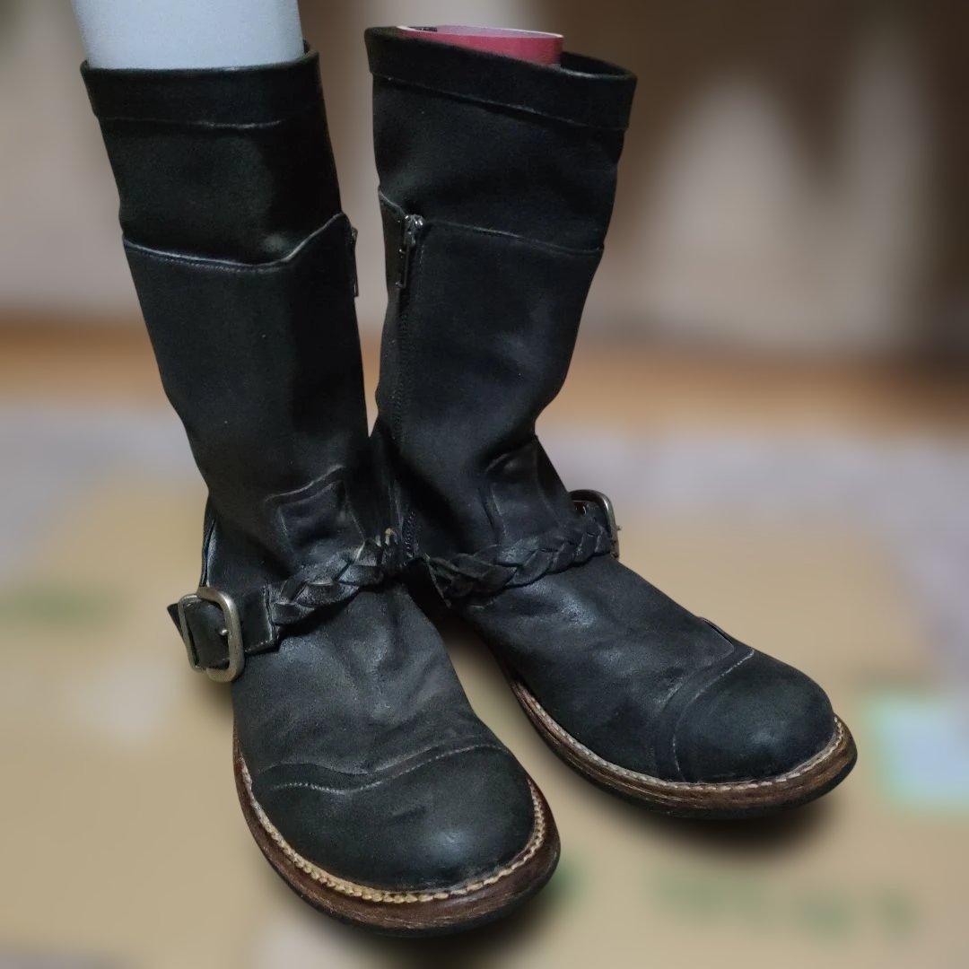 whoop’-de-doo’ フープディドゥ 本革ブーツ ライダース エンジニア