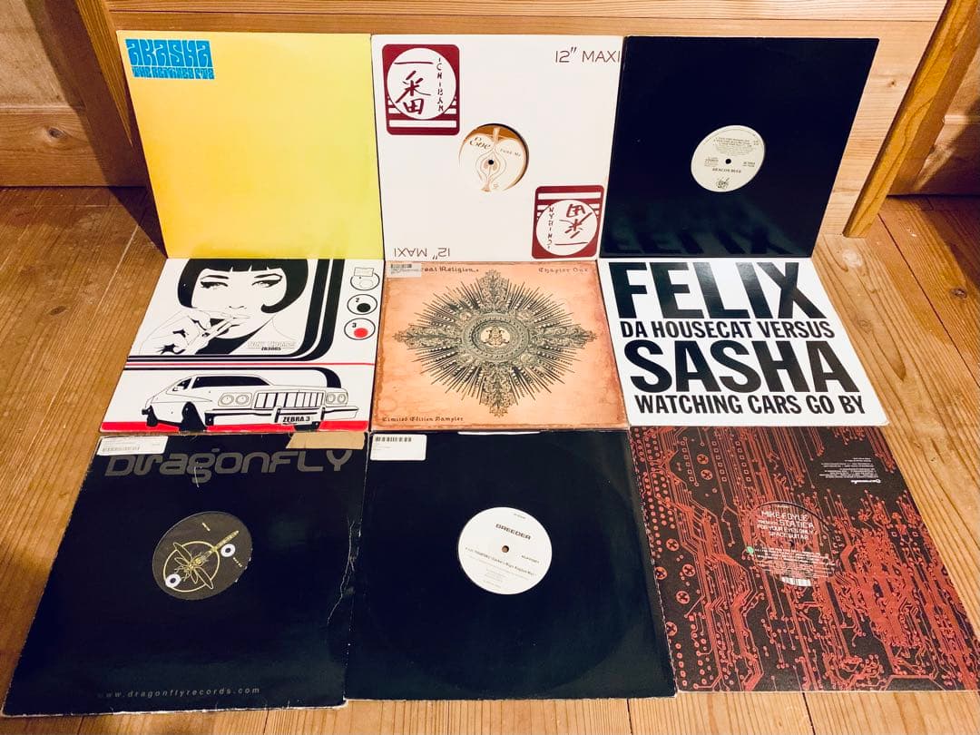 Techno, house, trance , レコード、55枚セット