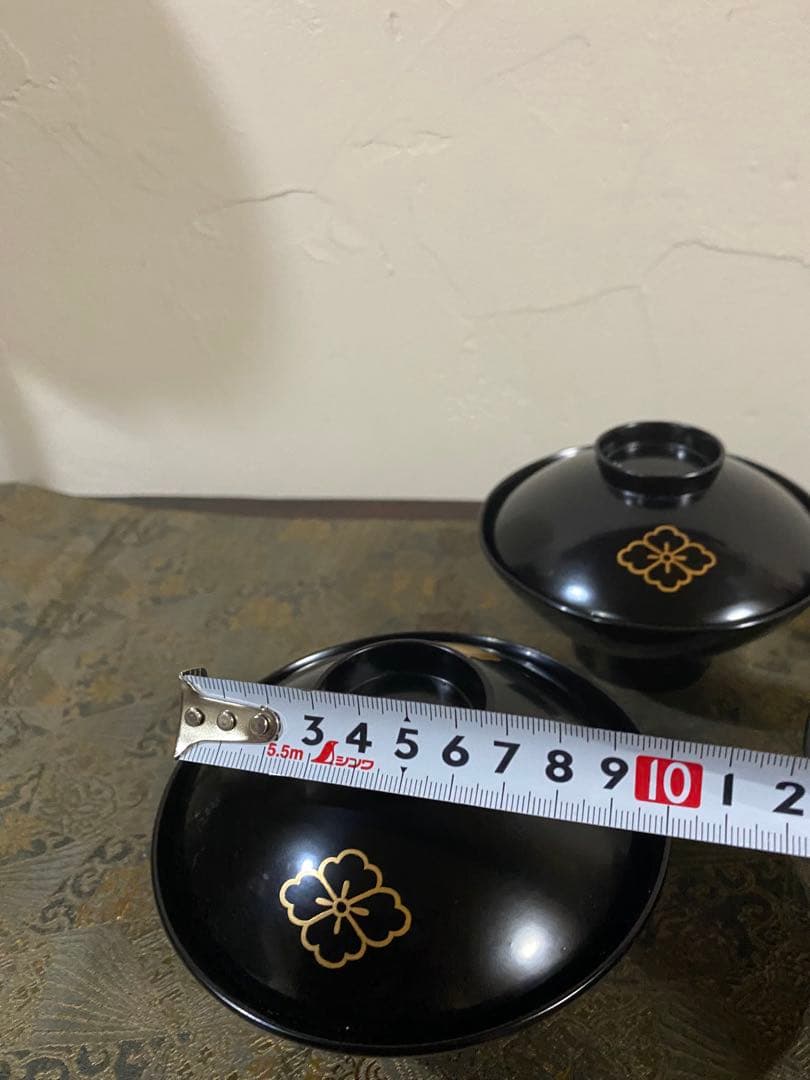 茶道具　懐石道具　輪島塗　吸物椀　超美品　木箱入り