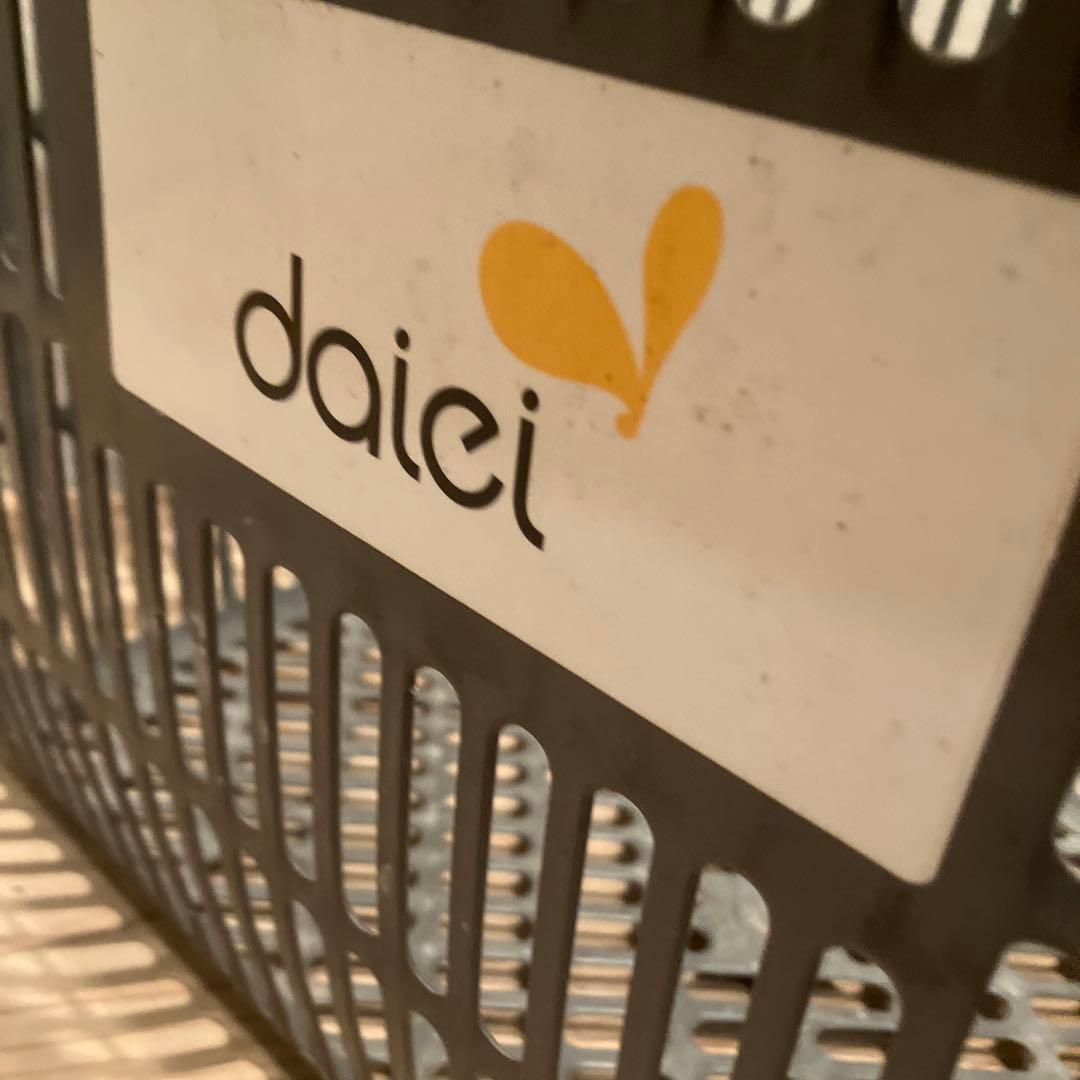 昭和レトロ　ダイエー＆グルメシティ　買い物かご　三個　収納　かご　店舗