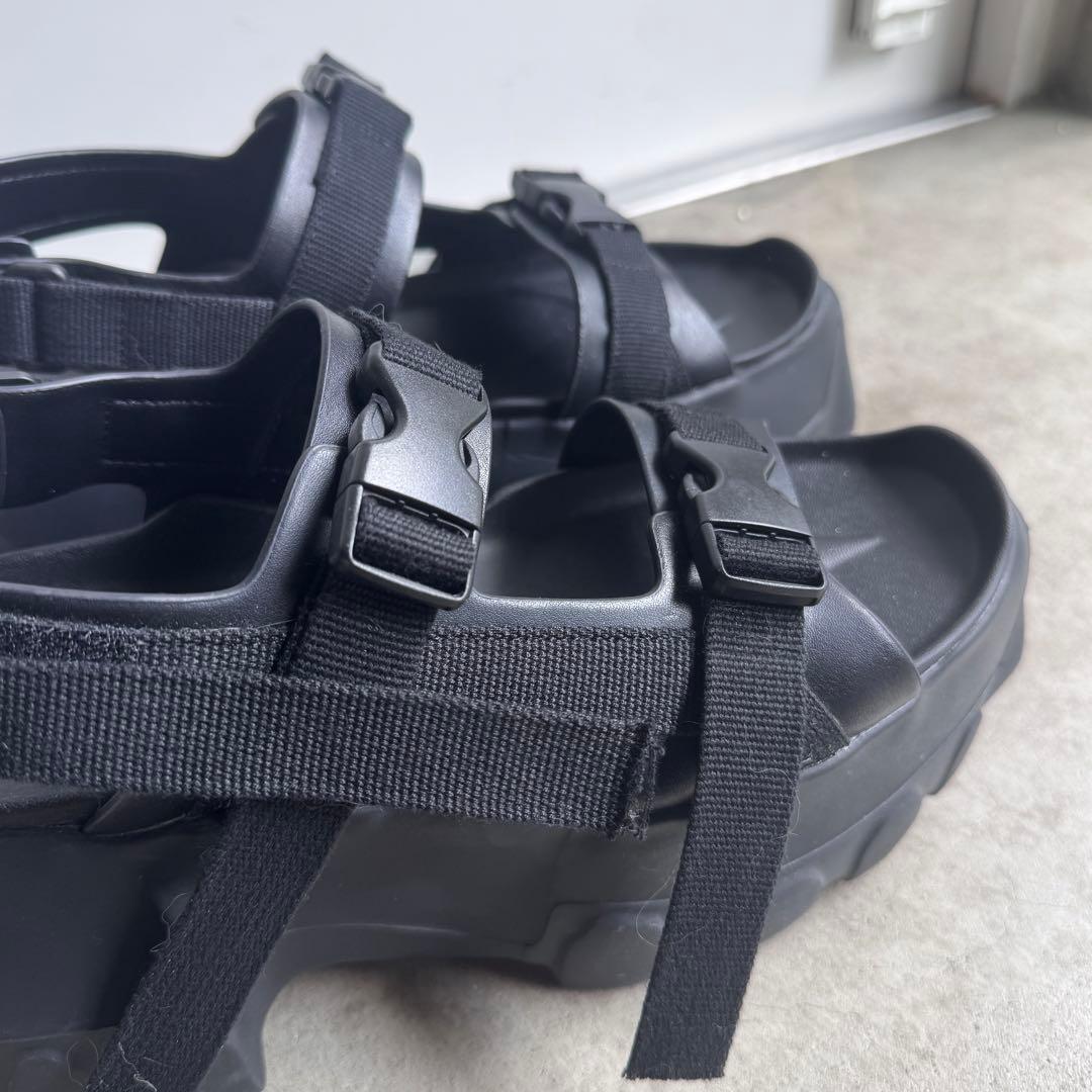 美品 rick owens MEGA TRACTOR SANDAL ブラック