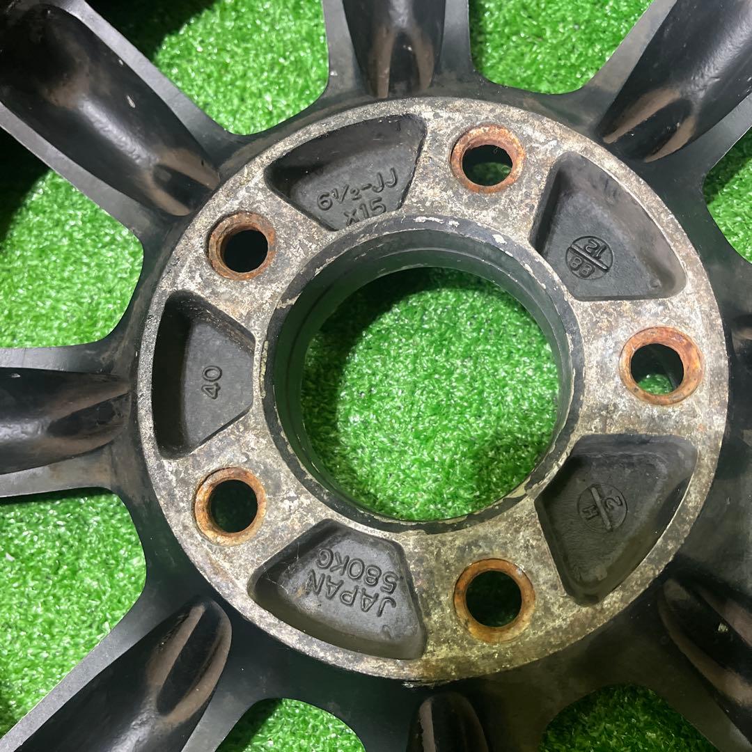 ブラックレーシング　8スポーク　2本 送料込み